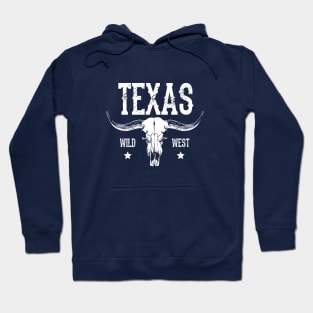 Texas and cow skull Hoodie